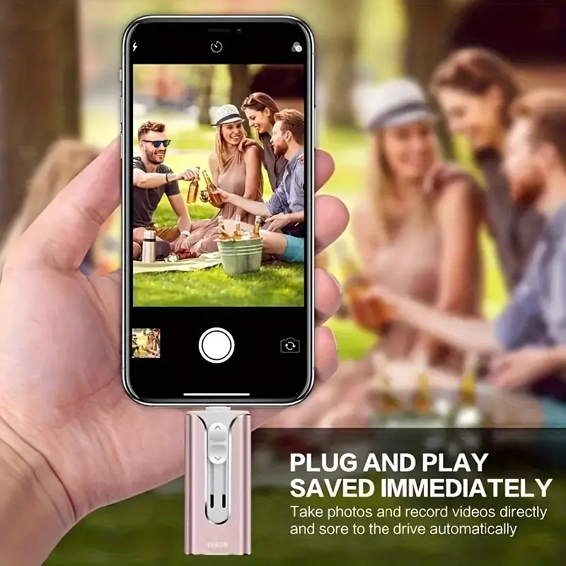 Praktiskt smartphone tillbehör för snabb överföring av bilder och filer