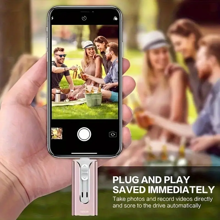 Praktiskt smartphone tillbehör för snabb överföring av bilder och filer