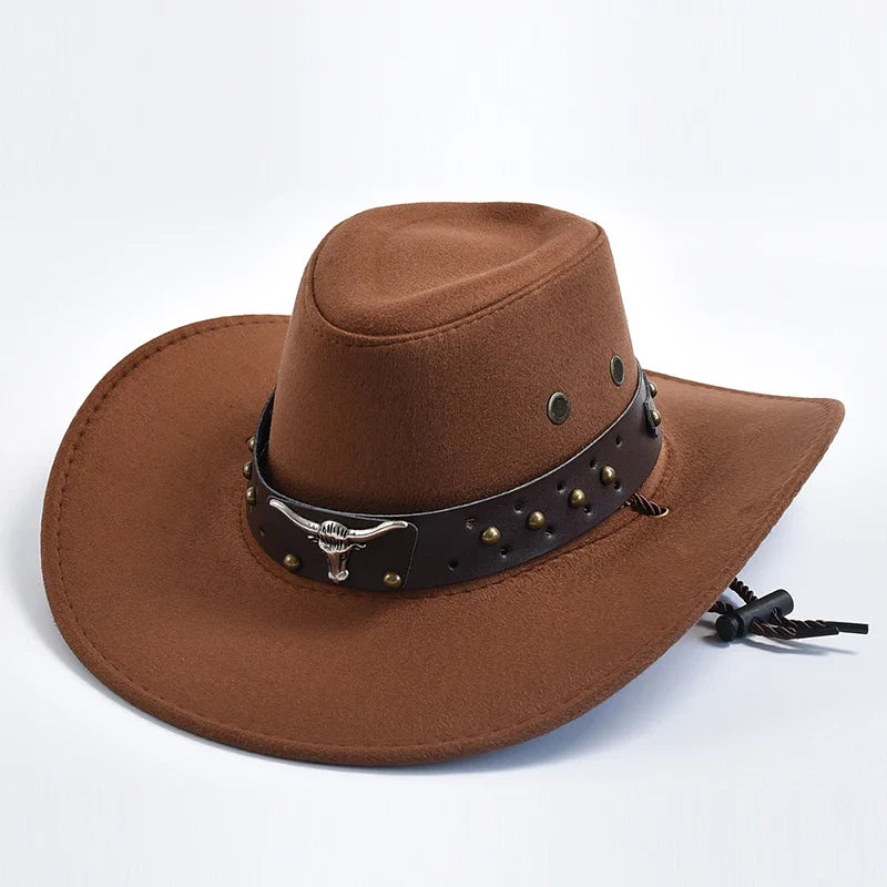 Mångsidig unisex accessoar i form av en traditionell cowboyhatt