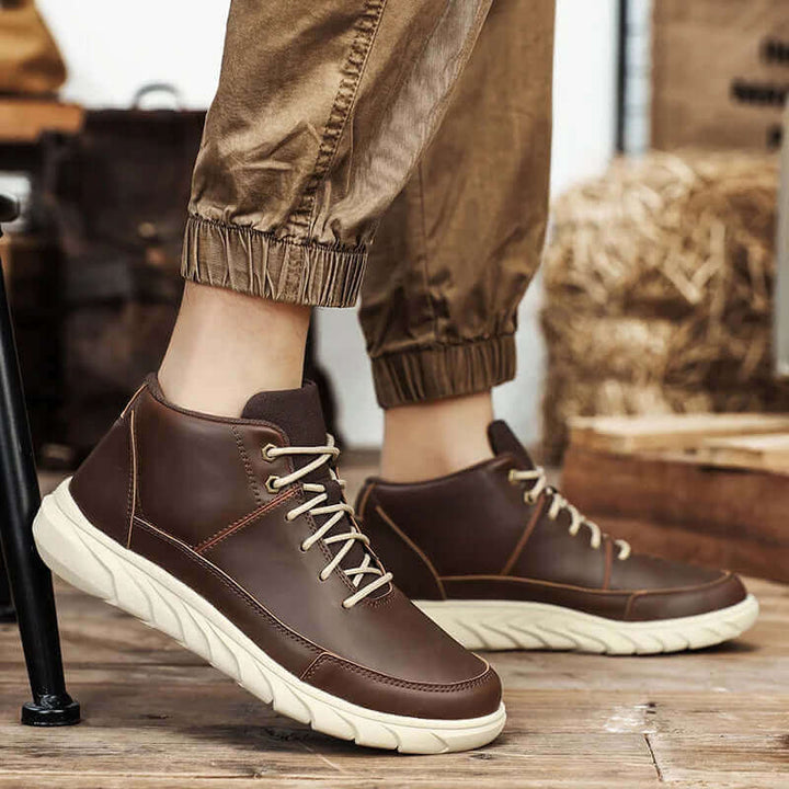 Herr High-Top Sneakers med Dämpad Innersula