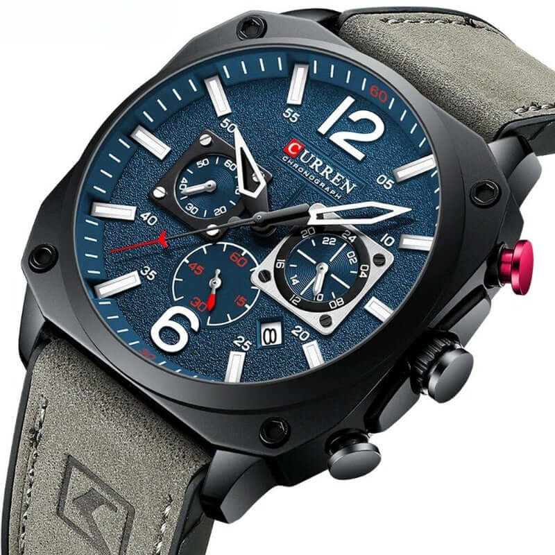 Elegant kvarts vattentät armbandsur