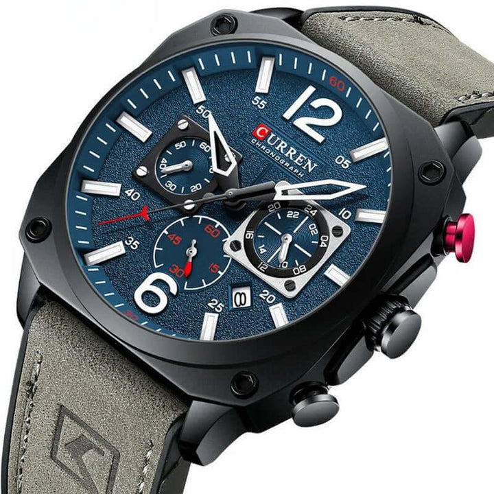 Elegant kvarts vattentät armbandsur