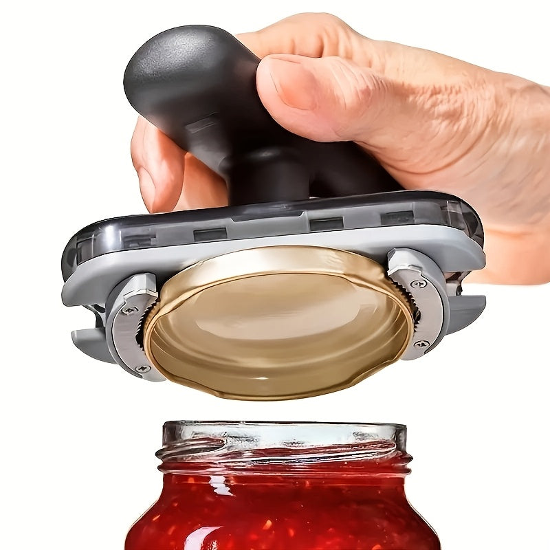 Grön och vit ergonomisk flasköppnare för enkla grepp vid matlagning