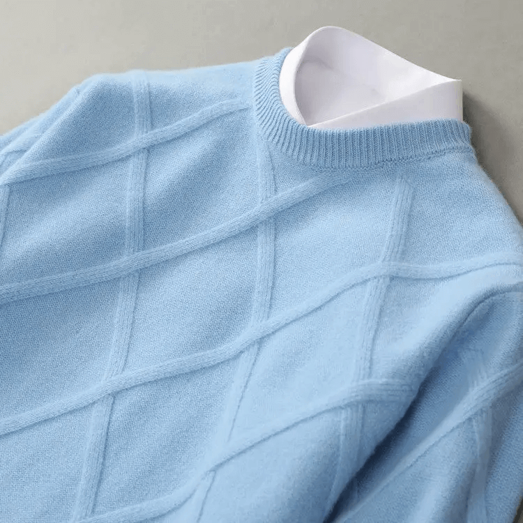Premiumtröja med Argyle-mönster – Elegant Damtröja