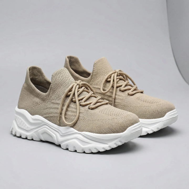 Lätta dam Abbey sneakers. Ortopediska promenadskor med platt sula för vardagskomfort & dämpning.