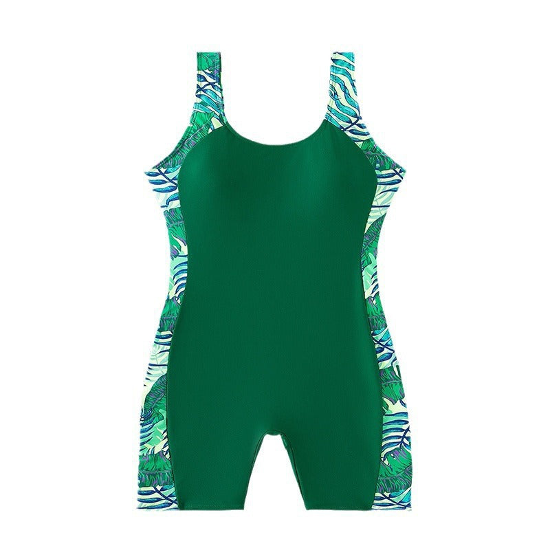 Snygg blommig dambaddräkt för sommarsimning och vattensport. Bekväm passform och trendig design för stranden.