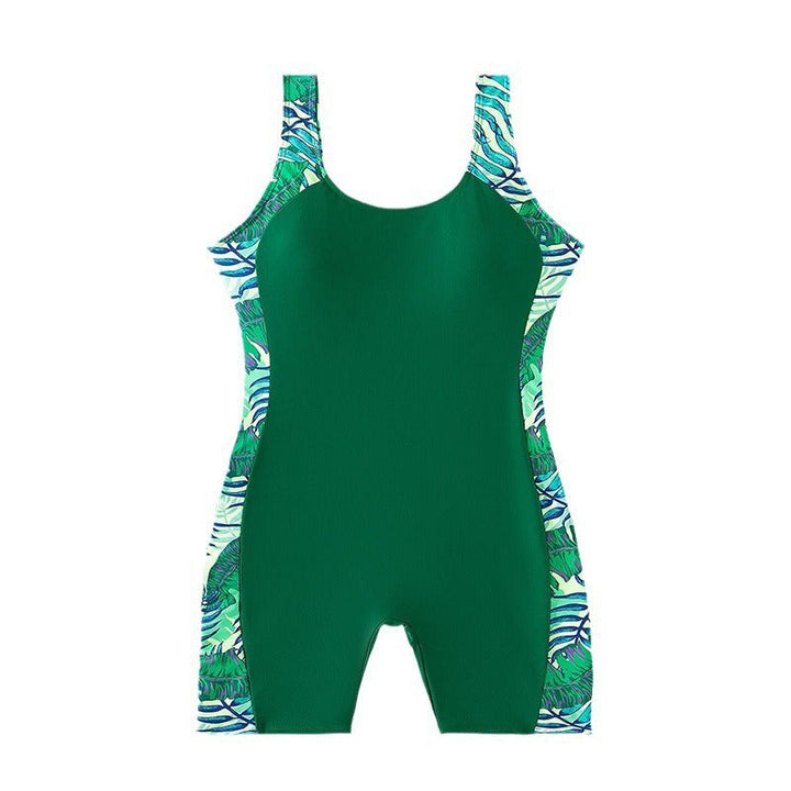 Snygg blommig dambaddräkt för sommarsimning och vattensport. Bekväm passform och trendig design för stranden.