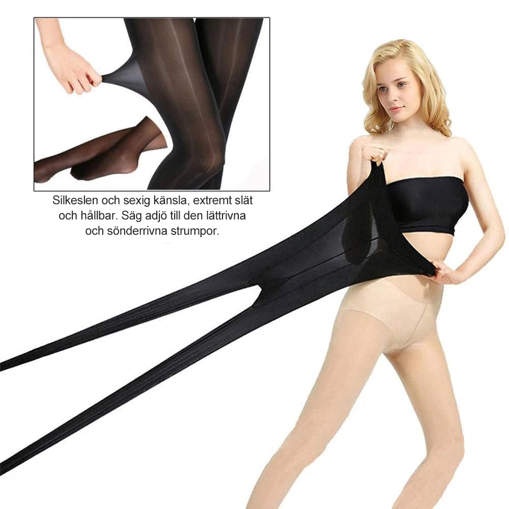 Dam super flexibel strumpbyxa i svart, mjuk och hållbar, elegant och silkeslen, perfekt för alla tillfällen.