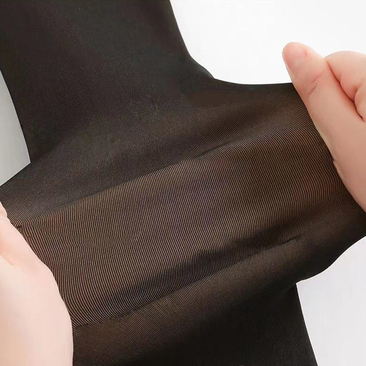 Dams vintertights, fejk genomskinliga med en varm känsla, i svart färg. Perfekta för att hålla stilen under kalla dagar.