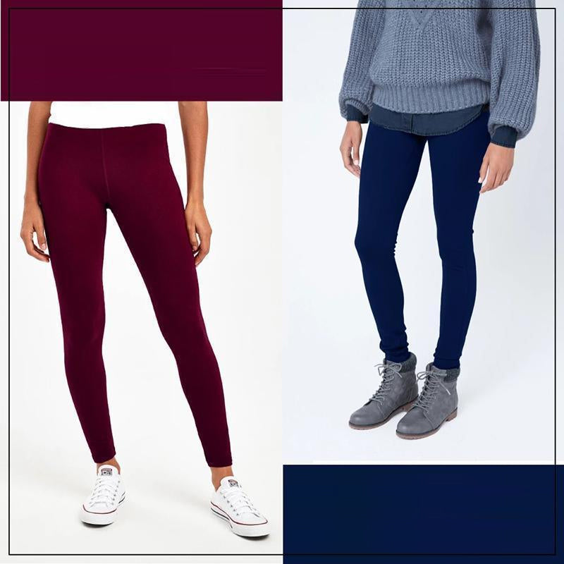 Dam leggings med fleecefoder, stilfull siluett, svart, smal passform, ultramjuk och värmande för vintern.