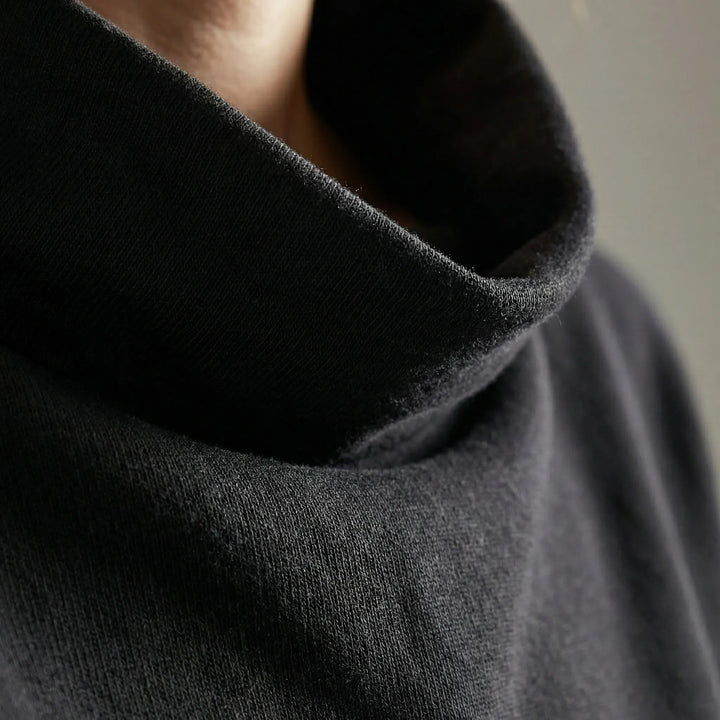 Mjuk damtröja med vid passform och exklusiv sjalkrage i Ivy-grönt. En trendig pullover för vardagsbruk.