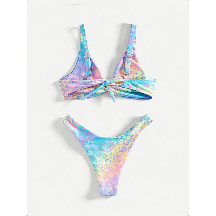 Damtriangelbikini med Lekfull Knutdetalj