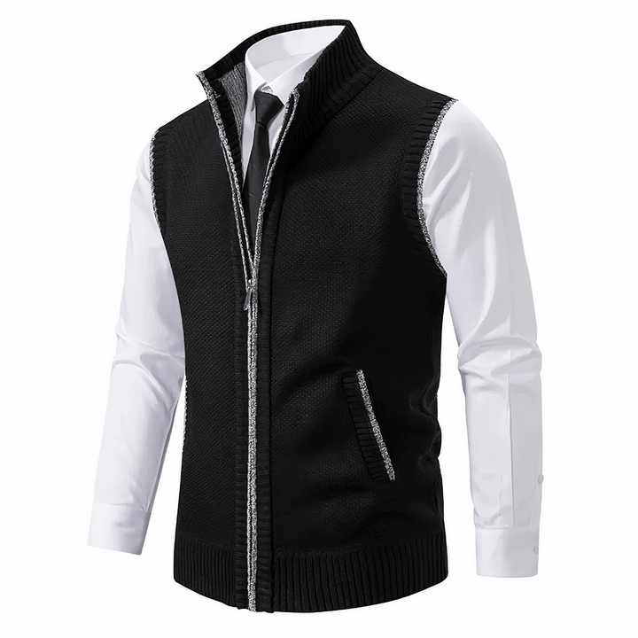 Klassisk stickad cardigan för herrar – Stil & komfort