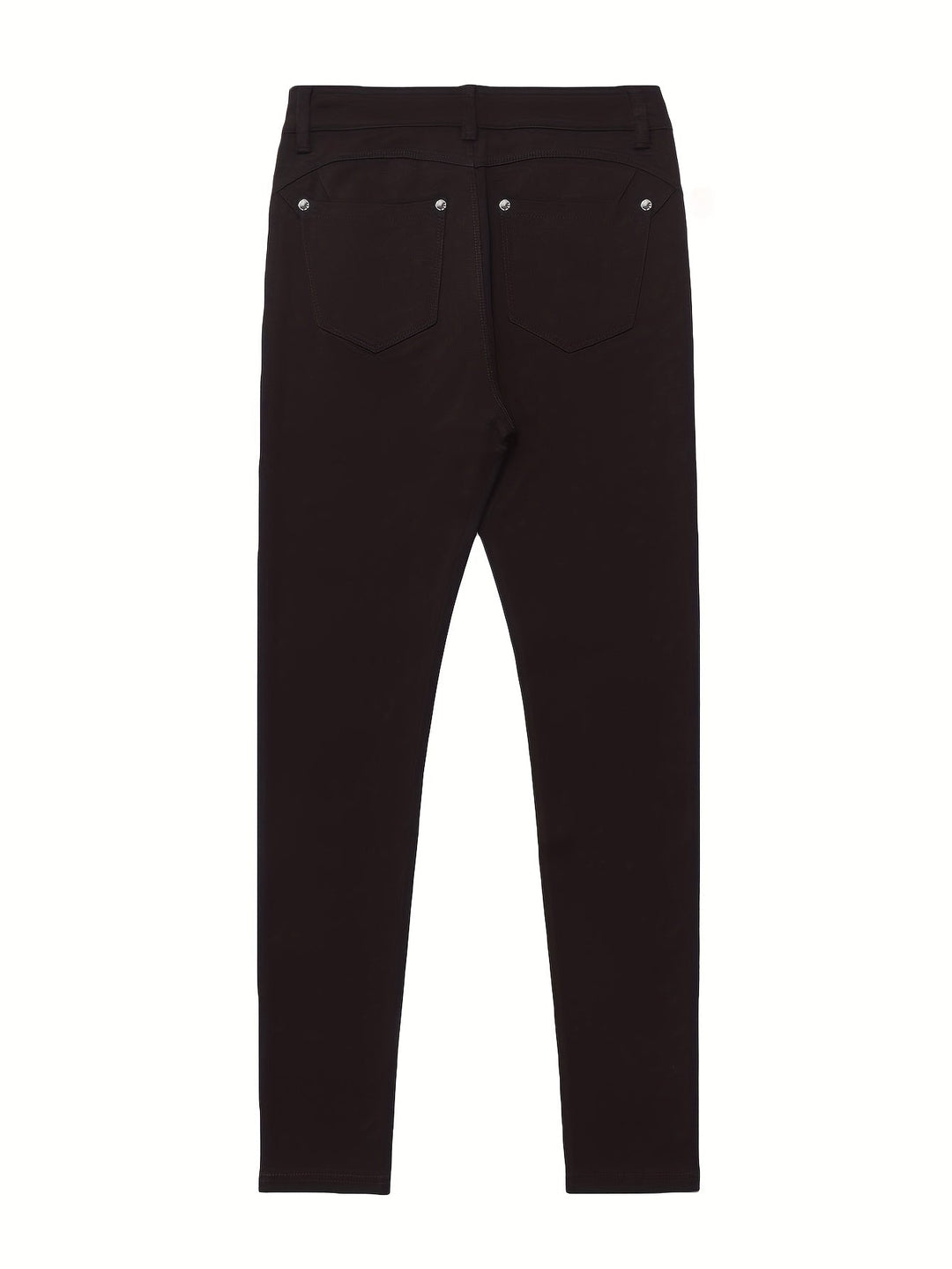 Närbild på beigefärgat bomullstyg med stretch för jeans
