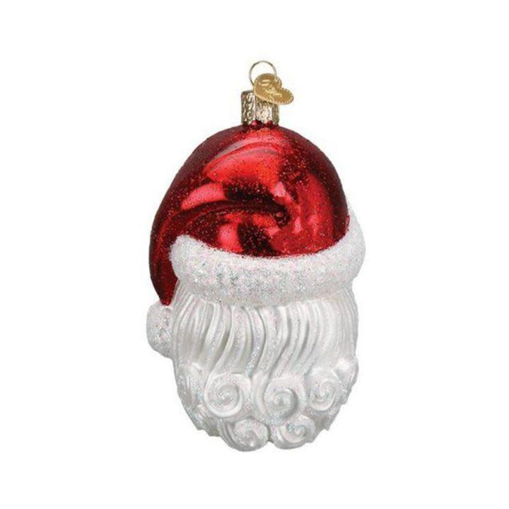 "Detaljerad tomte hängdekoration, färgrik och nostalgisk julprydnad med röd snöre för gran eller hemdekoration."