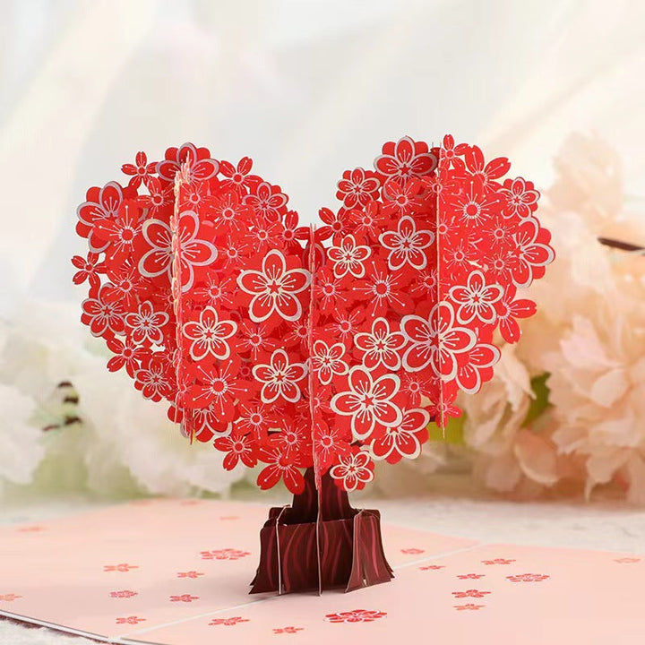 3D handgjort blomsterkort med fjärilsmotiv, perfekt som present eller dekoration för alla tillfällen.