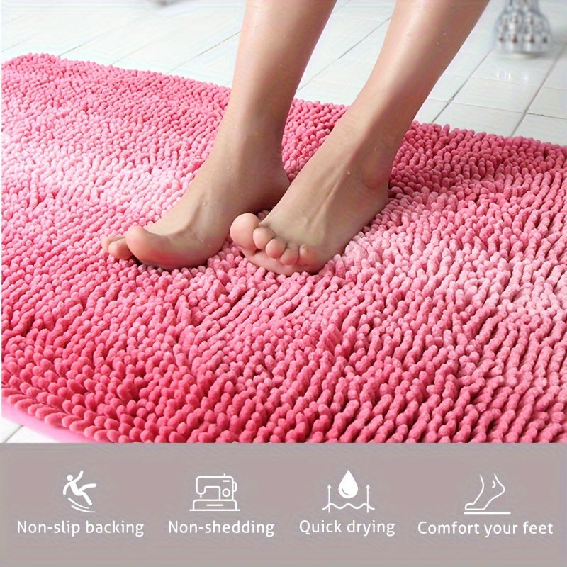 Absorberande hemtextil badrumsmatta i stilren design