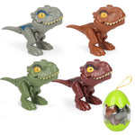 Dinosaur A Grå+ Grön+ Brun+ mörkbrun
