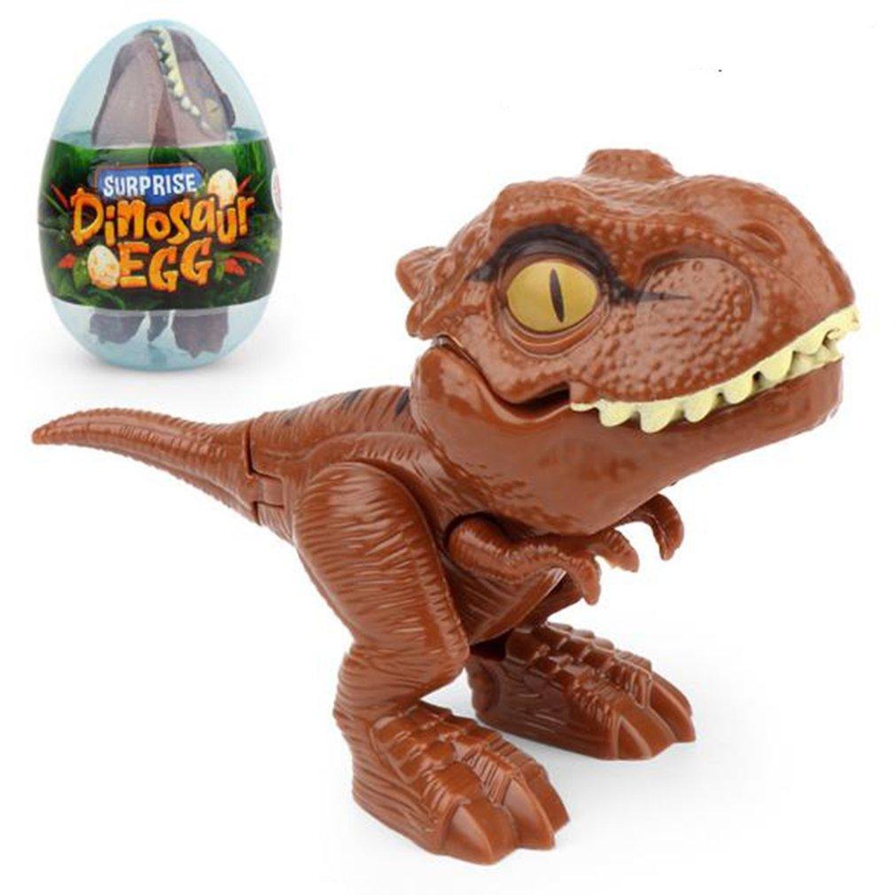 Dinosaurie-fingerdockor i plast för barn, detaljerade och färgglada, idealiska för kreativ lek med Jurassic World-tema.