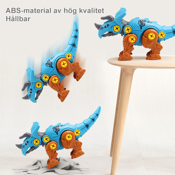 DIY Dinosaurie Byggsats för Barn - verktyg