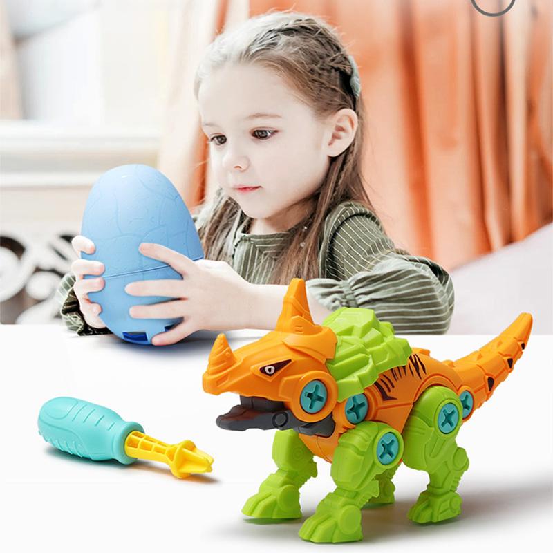 DIY Dinosaurie Byggsats för Barn - Triceratops modell