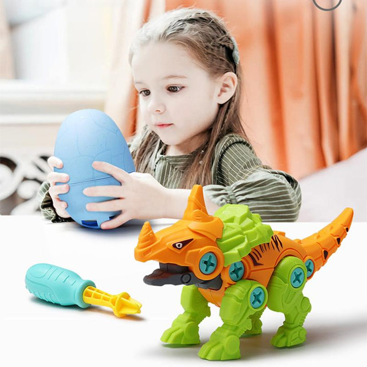 DIY Dinosaurie Byggsats för Barn - Triceratops modell
