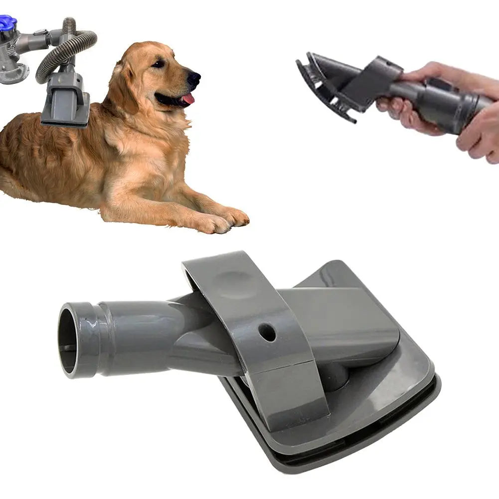 Dammsugaren suger upp hund- och katthår direkt från borsten, för renare hem & enkel pälsrengöring.