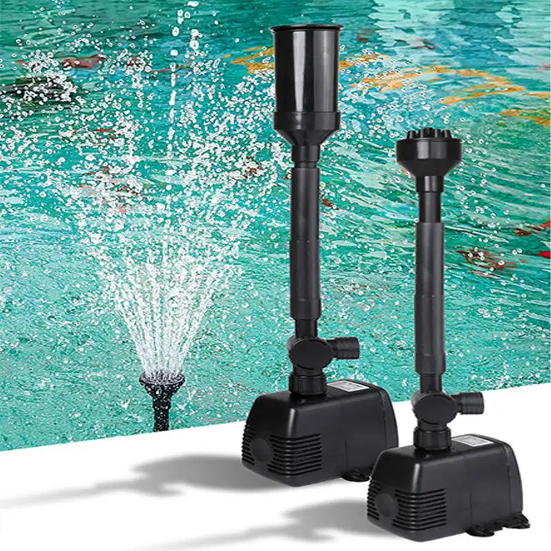 AquaFlex Pro fontänpump placerad i en vattendamm