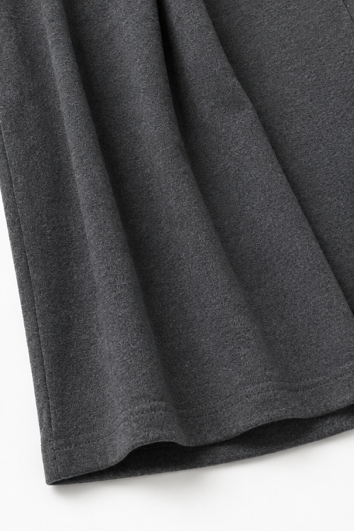 Snyggt damset med turtleneck tröja och bekväma vida byxor för damkläder