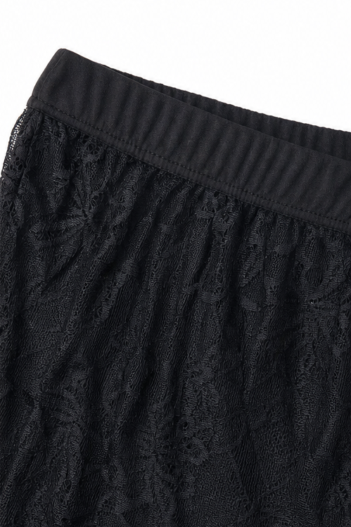 Trendiga svarta leggings med foder för damer i helfigur
