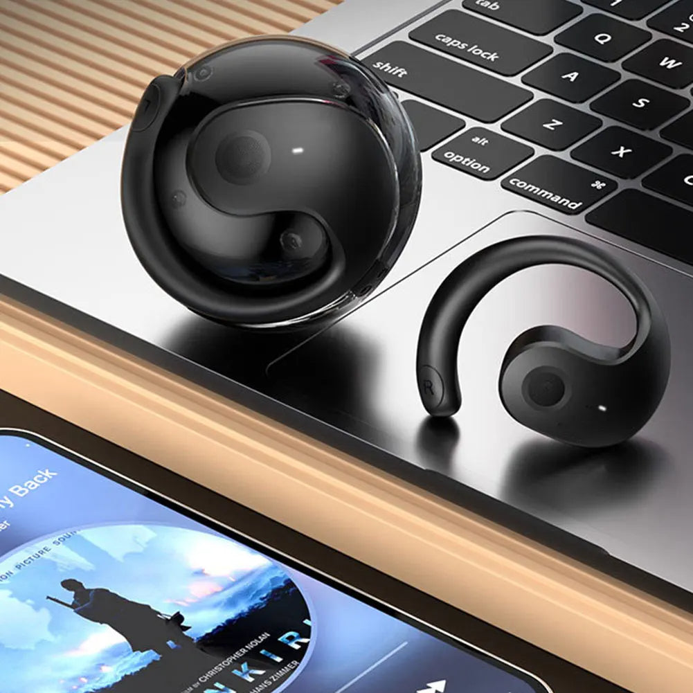 Trådlösa real-tids översättningshörlurar i laddningsetui med bluetooth