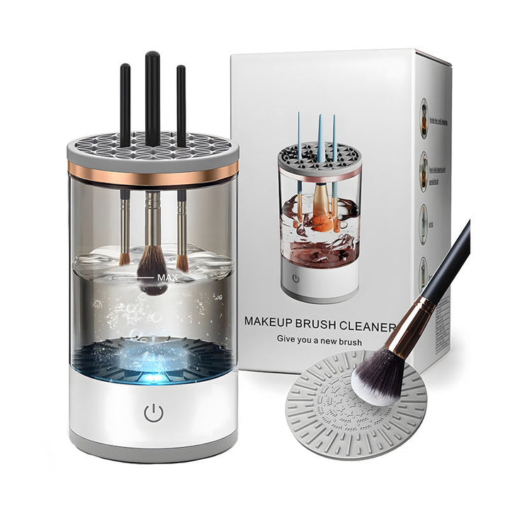 Borstvård och makeup rengöring med modern och stilren enhet i drift