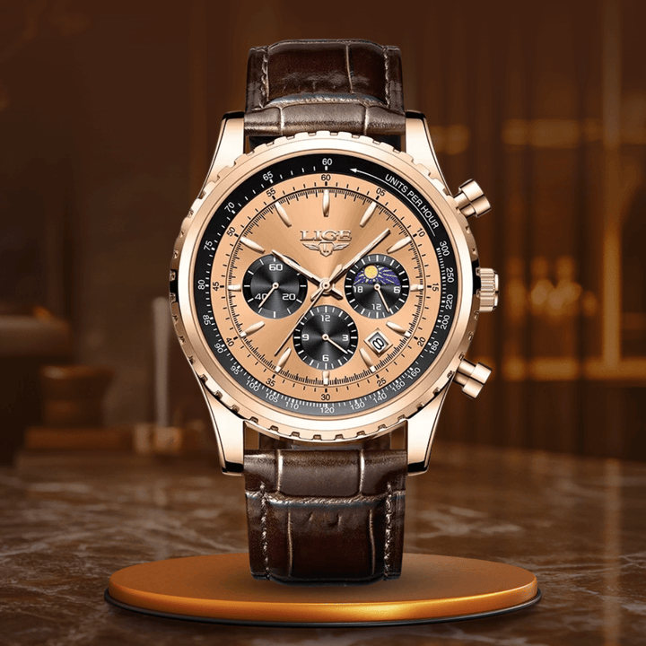 Elegant Kvartsur med flera funktioner