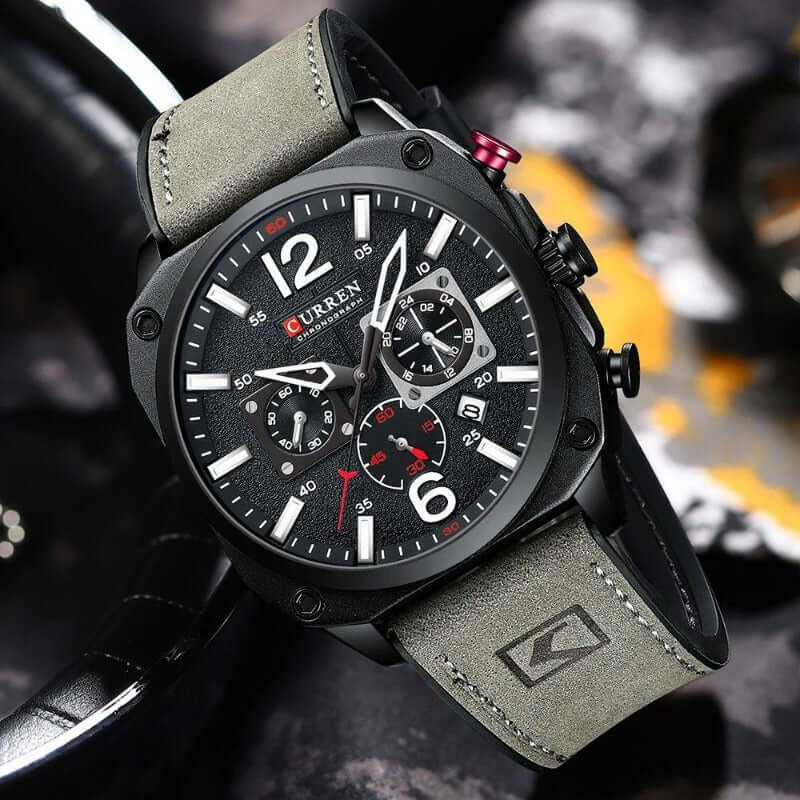 Elegant kvarts vattentät armbandsur