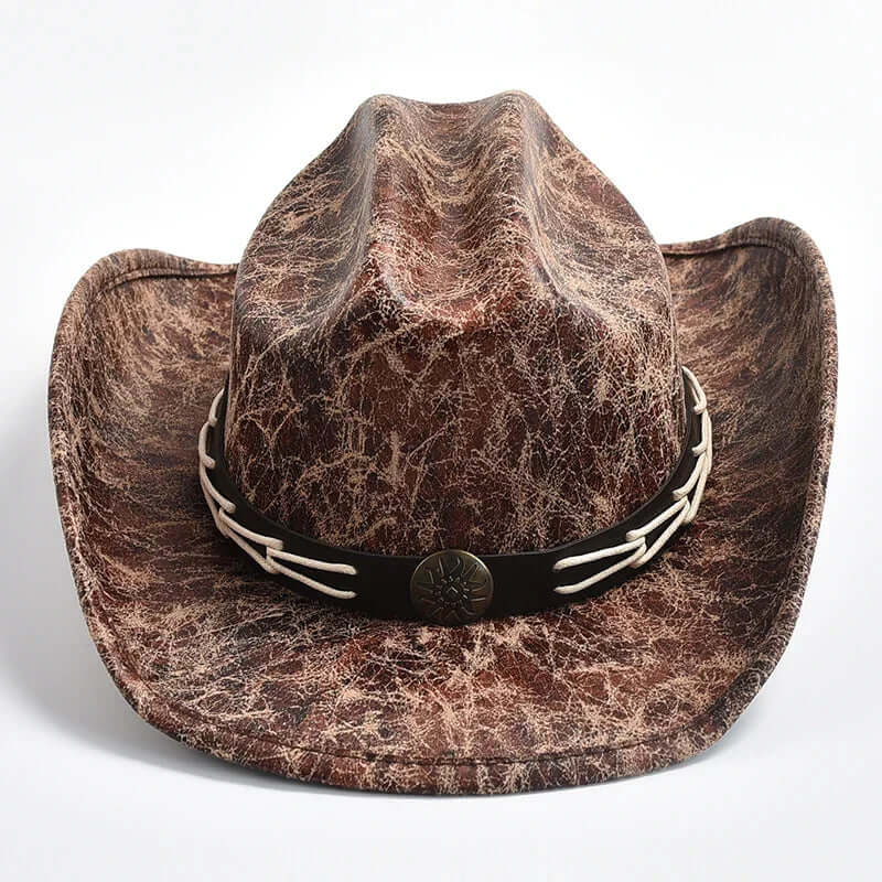 Cowboyhatt med benpärlor – Westernstil