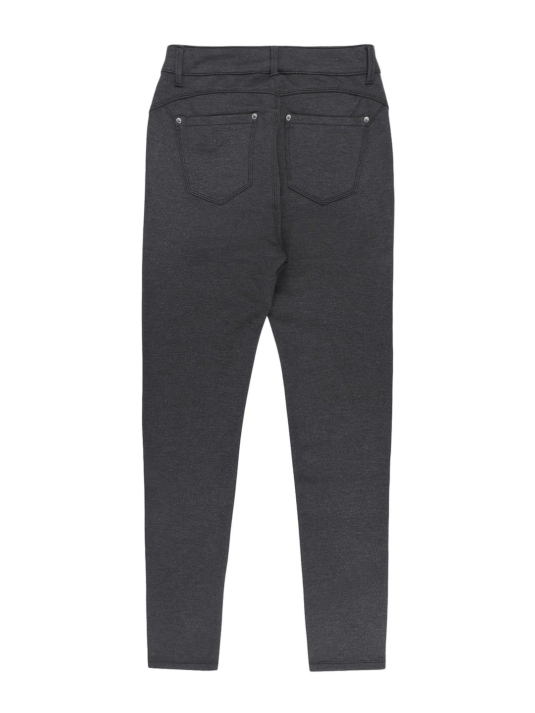 Moderna jeans med snygga slitningar bakifrån för dam