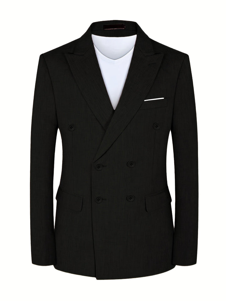 Blazer för herrar med elegant skärning och knäppning fram
