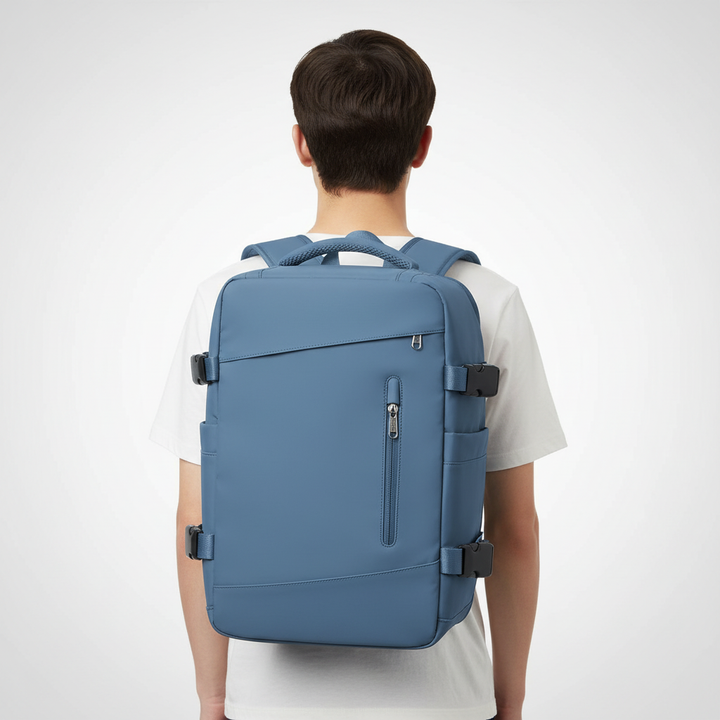Hållbar EasyCarry kabinväska, slitstark ryggsäck med smart design för handbagage, idealisk för frekventa resenärer och laptop.
