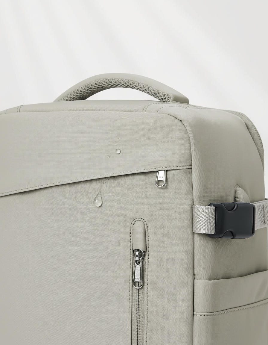 EasyCarry weekendväska/kabinväska för smidig resa, ryggsäck med gott om plats för packning och dator, godkänd som handbagage.