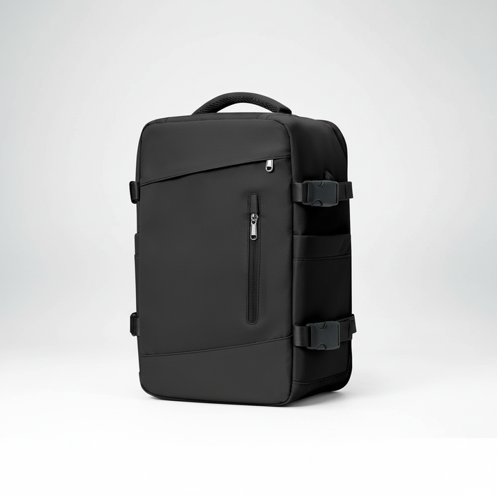 Reseväska EasyCarry, flexibel ryggsäck/handbagage med laptopfack. Optimal flygväska för enkel och organiserad transport.
