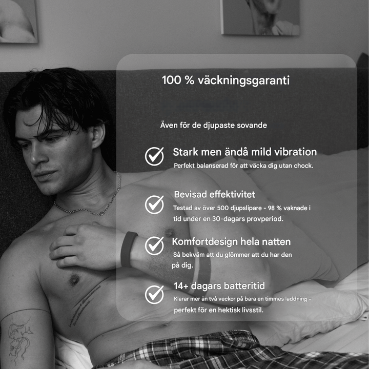 Vibrio Premium Tyst Vibrationsväckarklocka