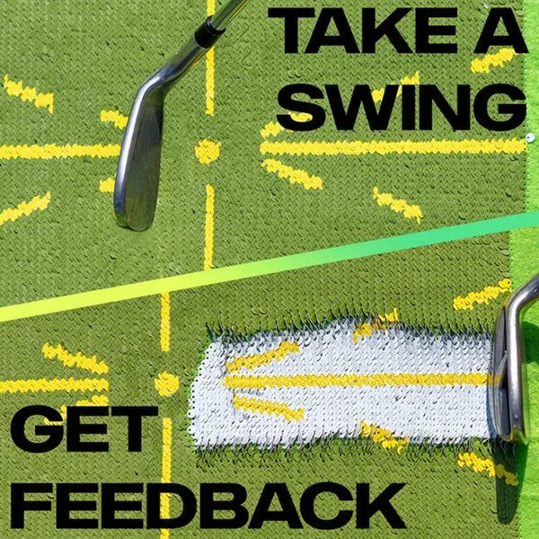 Bärbar träningsutrustning för golf med medföljande bollar och peggar