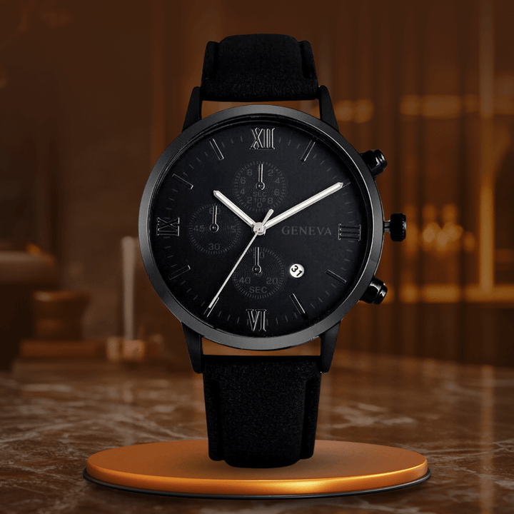 Elegant Analog Quartz Watch with Strap
