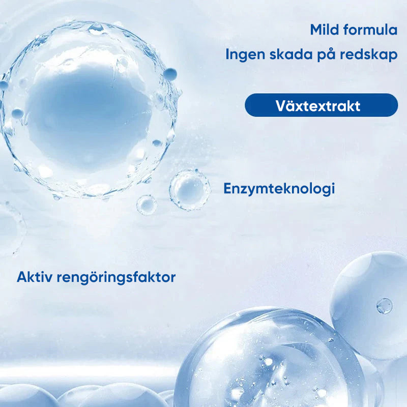 Effektiv badrumsrengöring skum tar bort kalkavlagringar, användarvänlig spray, ger strålande ytor med glans.
