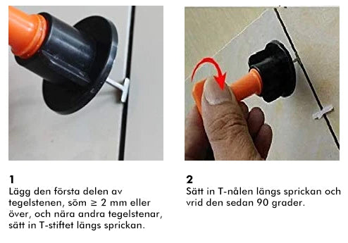 Effektiva kakelutjämningsverktyg för gör-det-själv & proffs, återanvändbara, PP & rostfritt stål, perfekta för jämna kakelinstallationer