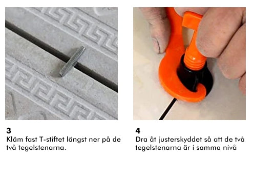 Effektiva kakelutjämningsverktyg för gör-det-själv & proffs, återanvändbara, PP & rostfritt stål, perfekta för jämna kakelinstallationer