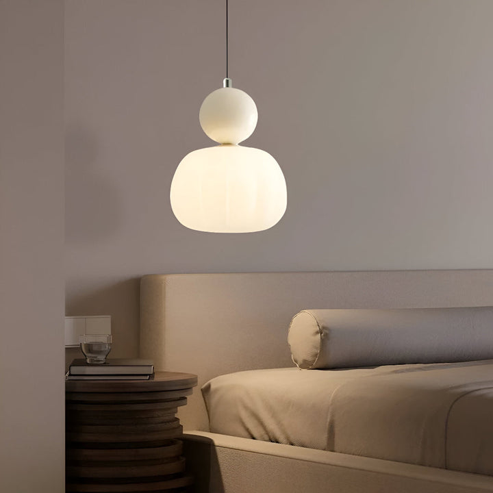 Art Deco hänglampa för vardagsrummet. Elegant designlampa med mjuk LED-belysning för mysig atmosfär.