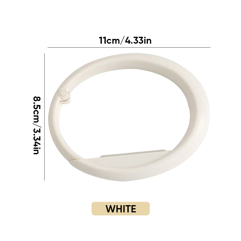 "Elegant bärbar väskkrok för effektiv upphängning, kompakt design, mångsidig användning, perfekt för kaféer."