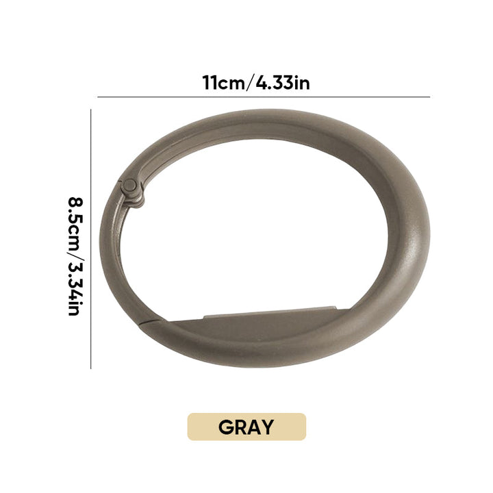 "Elegant bärbar väskkrok för effektiv upphängning, kompakt design, mångsidig användning, perfekt för kaféer."