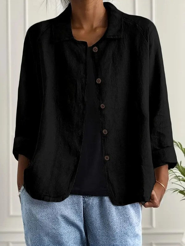 Grå elegant dam blazer i mjukt stickat material. Avslappnad passform för en bekväm stil.